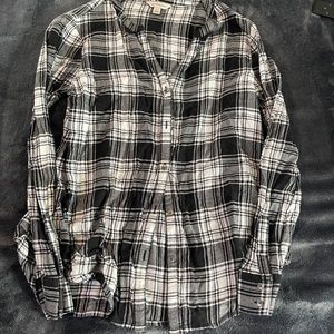 Calvin Klein Plaid Button down